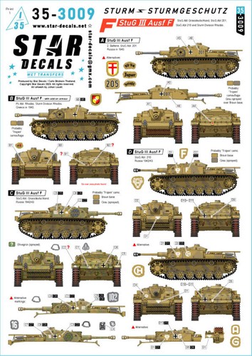 Star decals 3009 35 - 35-3009, 1:35