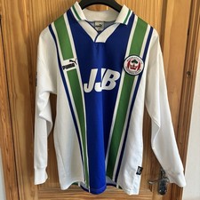 Wigan Athletic Jersey Match Worn 1995 1998 Home XL Shirt Long Sleeve Puma #15