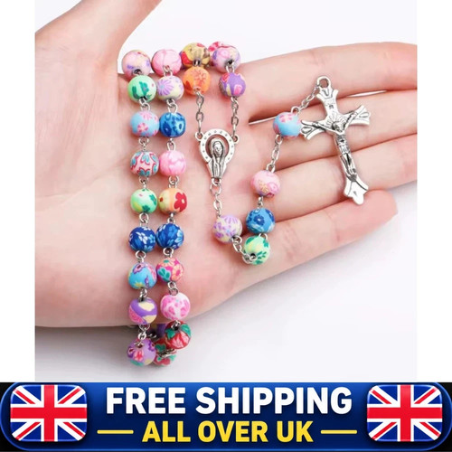 6mm round ceramic - ceramic, rosary