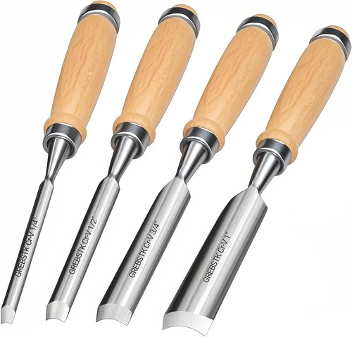 4pcs semicircle chisel - 4pcs, set