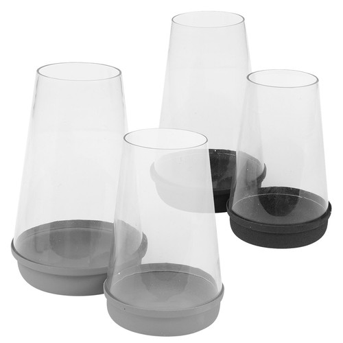 Modern glass hurricane - glass,
