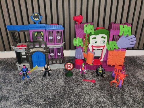 Imaginext joker fun house laff - house,