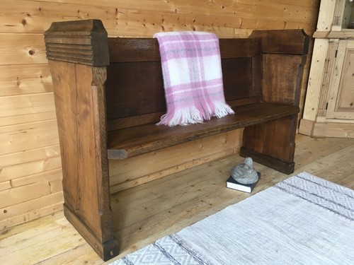 Antique solid oak wooden