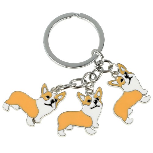 Corgi dog keychain keyring - dog,