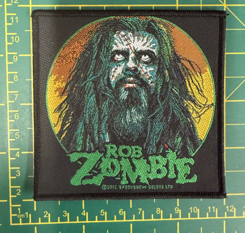 Rob zombie face woven - zombie,