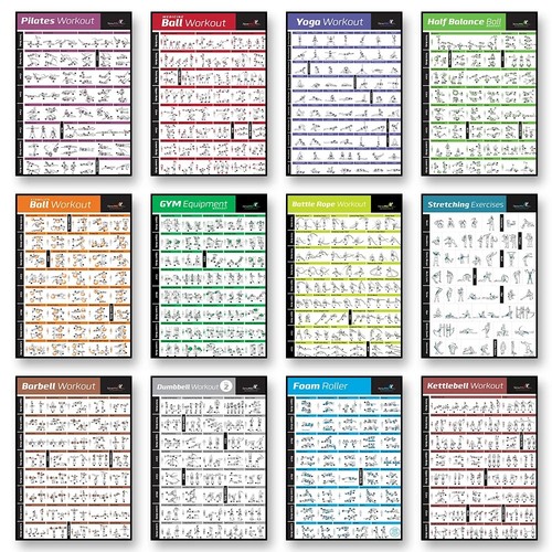Dumbbell workout poster gym - workout,