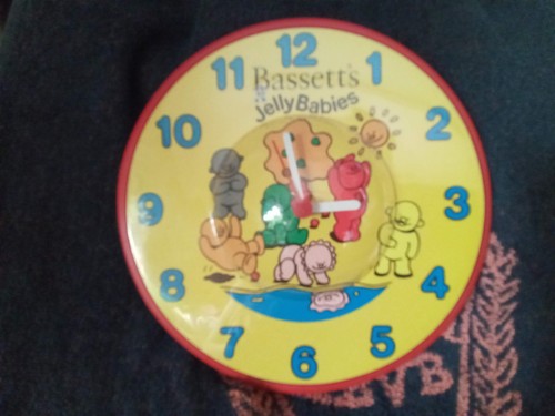 Original jelly baby clock - jelly,