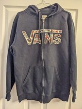 Vans Zip Hoodie M Medium Mens