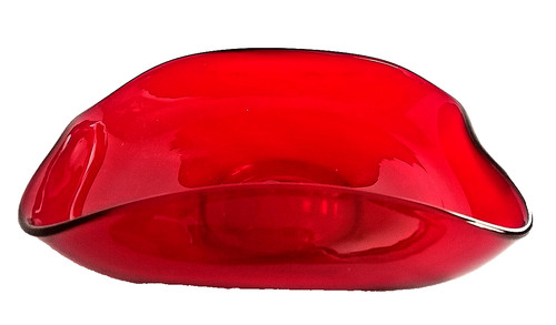 Murano large red rectangular - red,