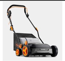 New 1600w 2 In 1 Garden Lawn Scarifier Grass Rake & Aerator 10m Electric Cable