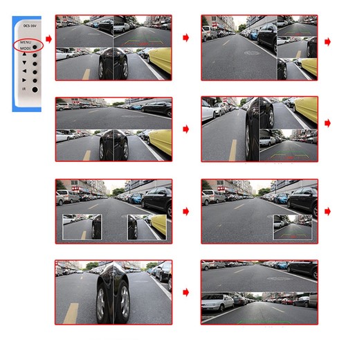 Cctv video quad splitter - video,
