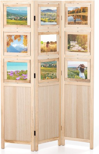 Panel room divider with - 3,