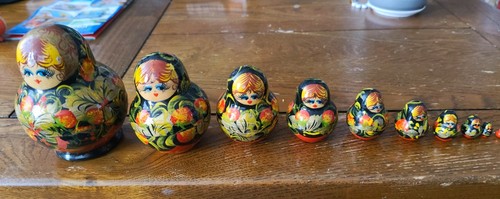 Vintage russian nesting dolls - russian,