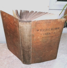 WUTHERING HEIGHTS - ELLIS BELL Emily Bronte RARE EARLY EDITION Smith Elder 1858