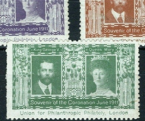 Kgv cinderella stamps - gb,