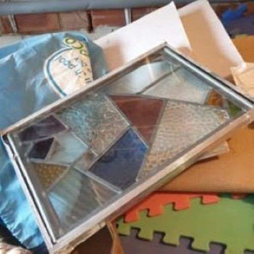 Stained double glazed glass - stained,