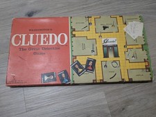 VINTAGE 1965 'CLUEDO' BOARD GAME Waddingtons COMPLETE Red box retro 