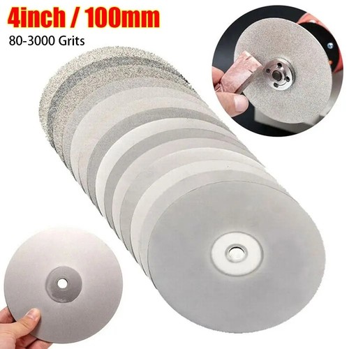 100mm diamond coated flat - 4",