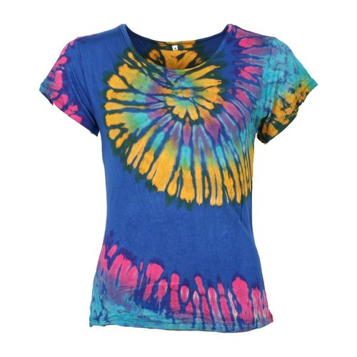 Women tie dye - dye, stretch
