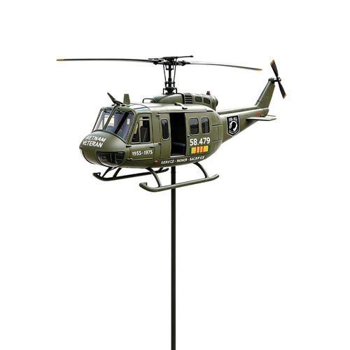 Helicopter wind spinner - helicopter,