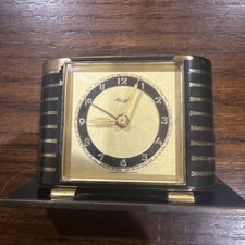 Art deco travel alarm - deco, clock