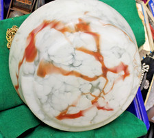 White & orange vintage Art