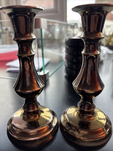 Vintage pair brass - pair,
