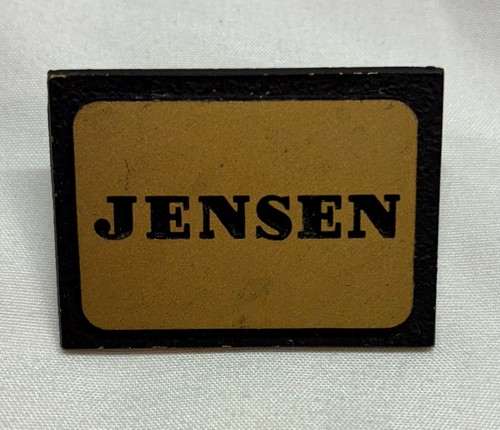 Vintage jensen speaker badge - jensen,