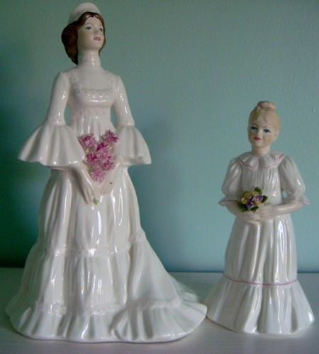 Coalport figures the bride - figures-the,