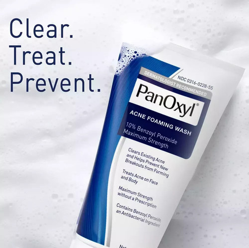 Acne foaming wash face - acne,
