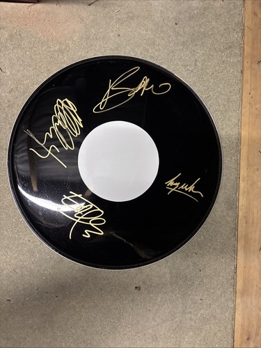 Signed drumhead with coa - u2,
