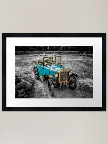 Austin vintage car - car, art