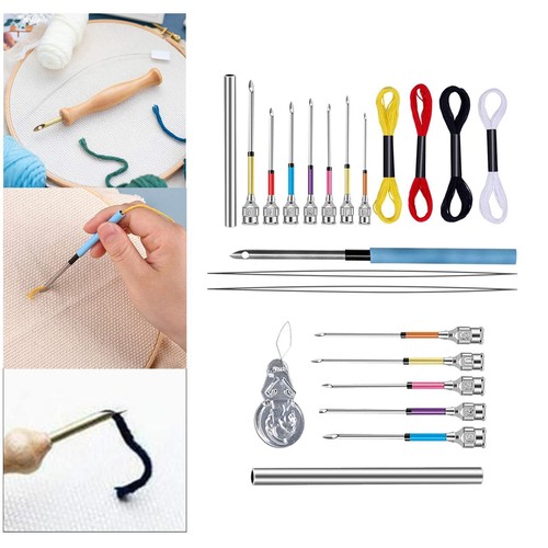 Embroidery pen punch - pen, needle