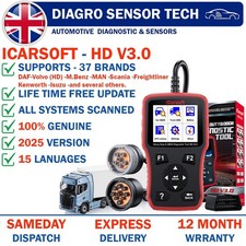 iCarsoft HD V3.0 Diagnostic Scan Tool for HGV Commercial Vehicles Trucks Lorry