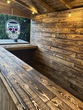 Scorched reclaimed pallet - reclaimed,