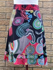 Y2K Desigual Midi Skirt Black