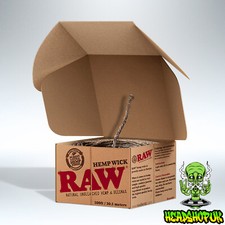 RAW HEMP WICK Light up naturally Beeswax unbleached  - 4 sizes to choose from!