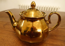Vintage Wade Gold Lustreware Teapot