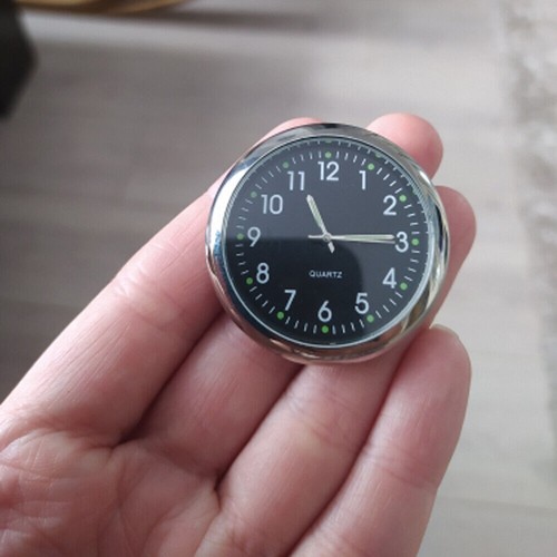 Mini car dashboard clock - car,
