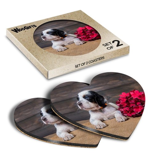 Heart mdf coaster blue - heart,