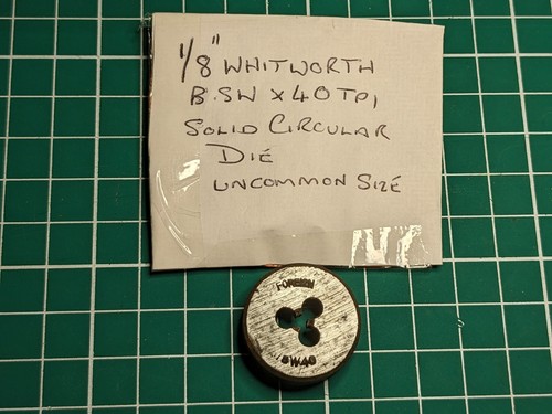 Solid circular die x - x, 40