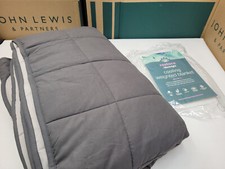 Silentnight Cooling Weighted Blanket, 6.8kg, Grey Soothing Sleep 150 x 200cm