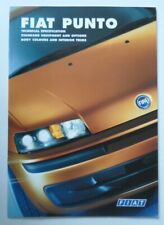 FIAT PUNTO RANGE orig 1999 UK Mkt Specs Brochure - ELX HLX Sporting HGT