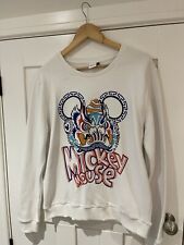 Disney Mickey Friends Mickey Mouse Oversize Pullover Sweatshirt Jumper Japan Lar