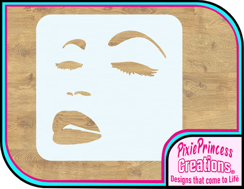 Girl face female woman mylar - face,