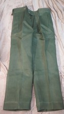 WWII British Army Officer's Jungle Green Trousers  : WW2 : BURMA 2