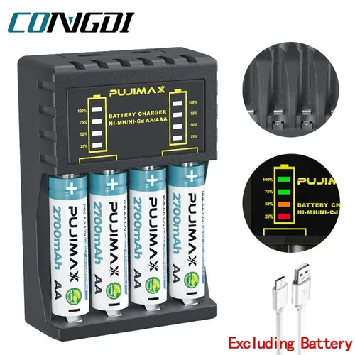 Battery charger slot for aa - slot,