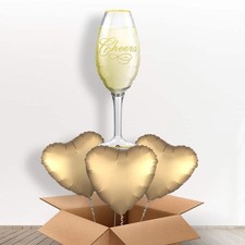 Champagne Glass Giant Shaped