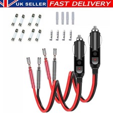 2Pack 12V 15A Fused Car