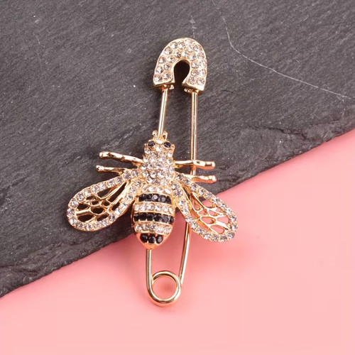 Adorable diamante bumble bee - diamante,